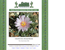 Tablet Screenshot of cactusmuseum.com